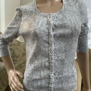 Sweater -  snake skin with modest sequins